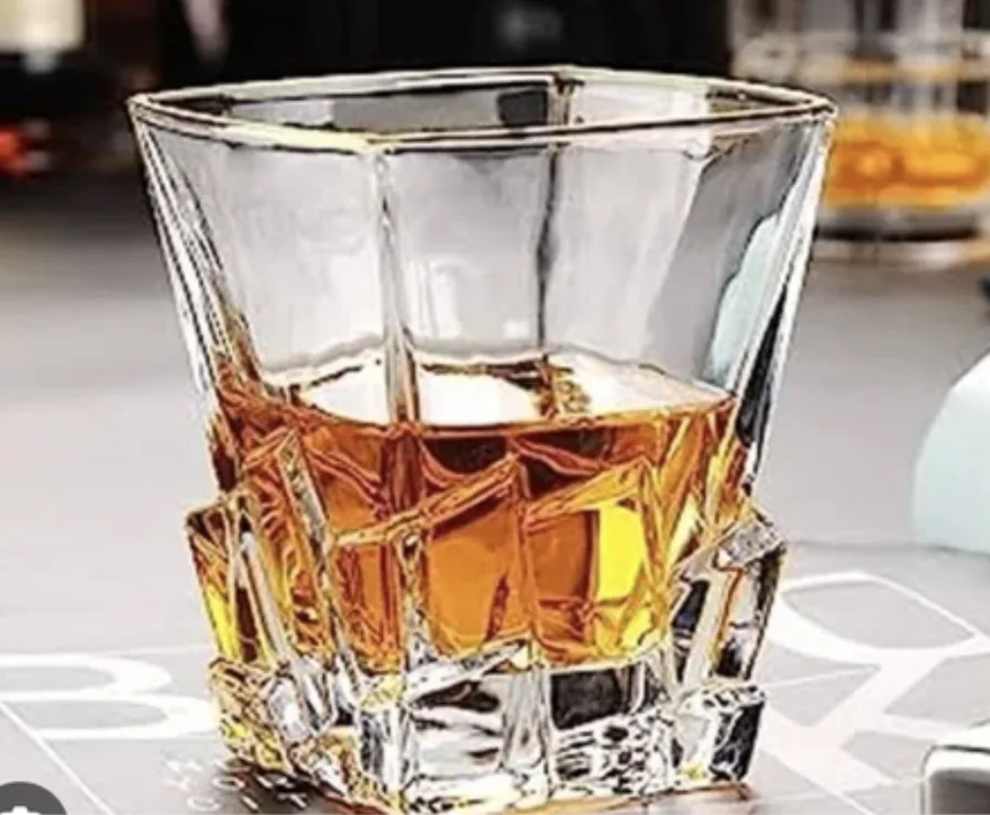 Geometric Old Fashioned Glass Set