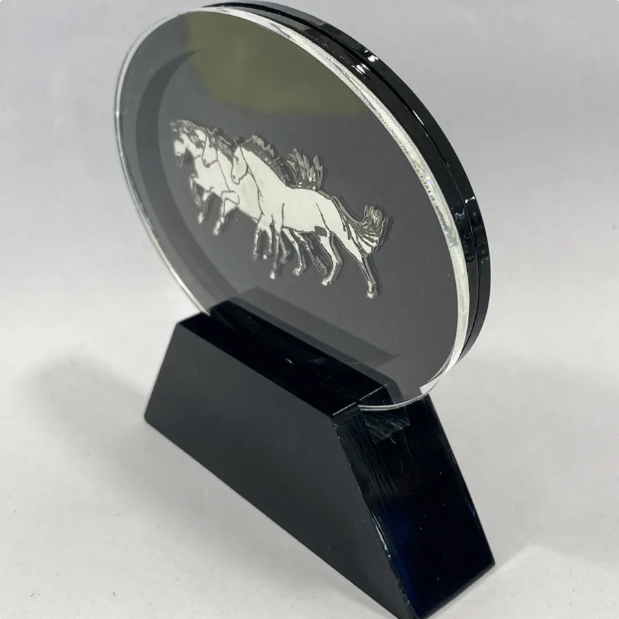 Sterling Silver Running Horses
