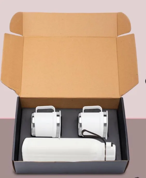 Insulated Bottle with 2 Steel Cups