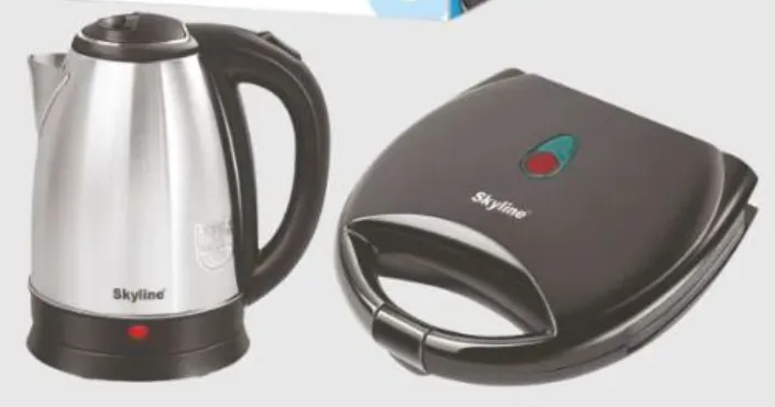 Breakfast Set – Kettle & Sandwich Toaster