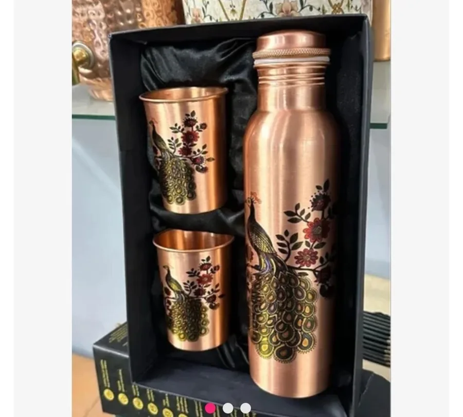Peacock Garden Copper Set