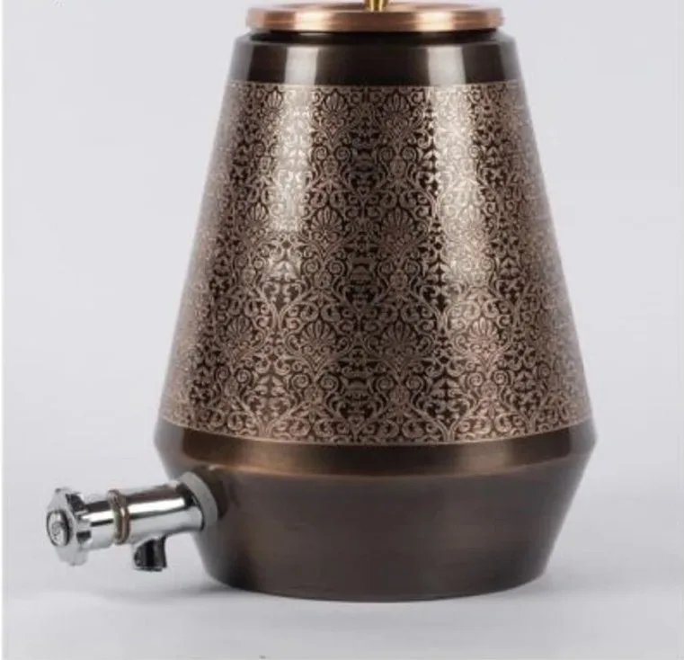 Designer Copper Water Matka