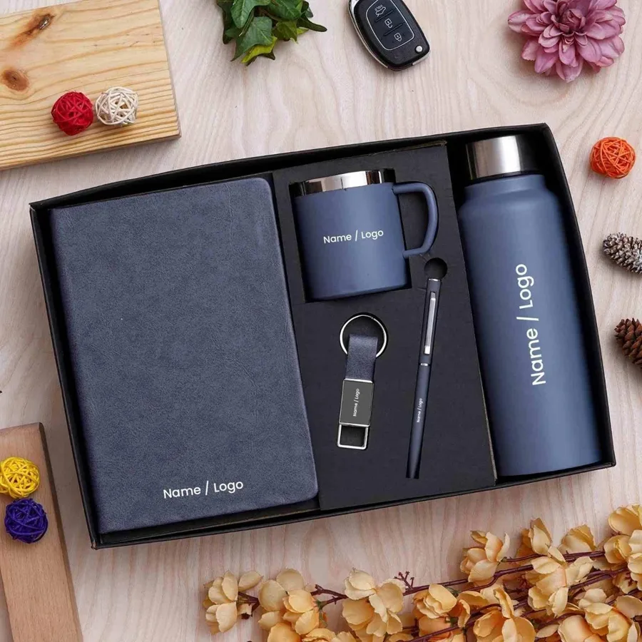 Premium 5-in-1 Gift Set with Mug & Bottle