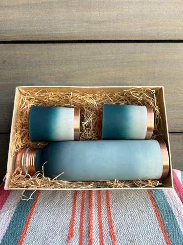 Velvet-Touch Copper Bottle Set